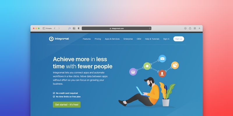 Person working on laptop with organized workspace